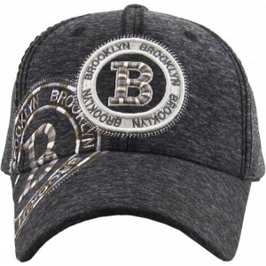 Baseball Caps New York Collection NY Vintage Distressed Baseball Cap Dad Hat Adjustable Unisex - (2.3) Black Brooklyn - CR18I...