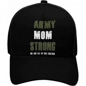 Baseball Caps Army Girlfriend Mom Adjustable Unisex Women Baseball Caps Classic Dad Hats- Black - Design 4 - CR18ORNH67Q $46.91
