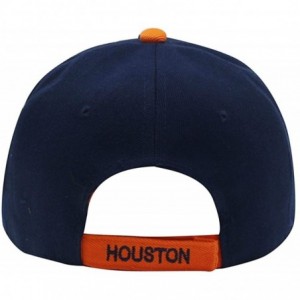 Baseball Caps Team Color City Name Embroidered Baseball Cap Hat Unisex Football Basketball - Houston - CO18CZGW9LX $29.06