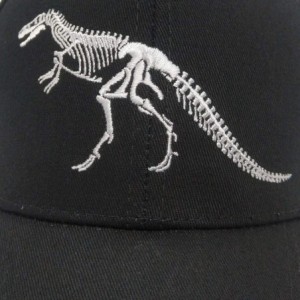 Baseball Caps Detachable Embroidered Adjustable - Dinosaur Skeleton Baseball Cap - CQ196URUO43 $30.63