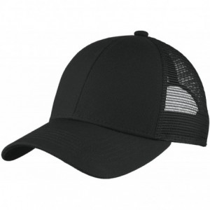 Baseball Caps Adjustable Mesh Back Cap. C911 - Black - C717YE4NGKQ $16.30