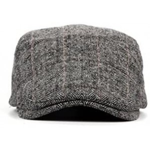 Newsboy Caps Men`s Classic Adjustable Ivy Irish Newsboy Golf Cap Hat - Coffee+grey - C018HCOU2CE $25.44