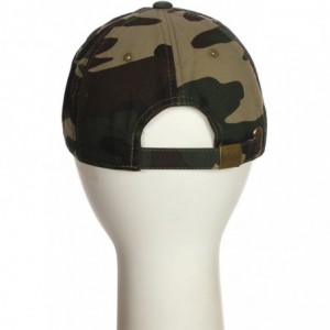 Baseball Caps Customized Letter Intial Baseball Hat A to Z Team Colors- Camo Cap White Black - Letter M - CW18NDNUQX4 $25.90