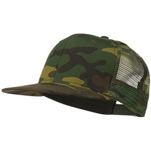 Baseball Caps Camouflage Cotton Flat Bill Trucker Cap - Camo - C711UU7D8Z9 $22.31