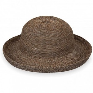 Sun Hats Women's Petite Victoria Sun Hat - Ultra-Lightweight- Broad Brim- Petite Style- Designed in Australia - Suede - CV192...