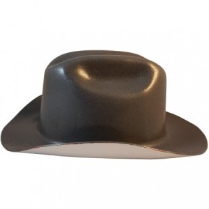Cowboy Hats Western Cowboy Hard Hat with Ratchet Suspension (Textured Gunmetal) - Textured Gunmetal - CO18DNHL85R $71.88