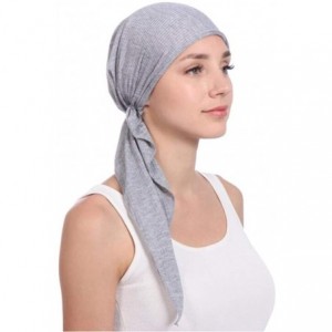 Skullies & Beanies 3Pack Women's Beanie Chemo Hat Cap Pre-Tied Cancer Headscarf - Style 1 - C418HXZ57W9 $30.51