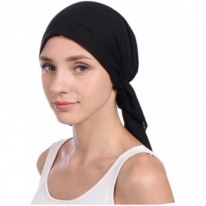 Skullies & Beanies 3Pack Women's Beanie Chemo Hat Cap Pre-Tied Cancer Headscarf - Style 1 - C418HXZ57W9 $30.51