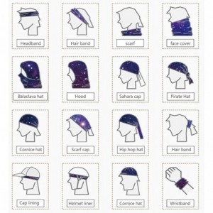 Balaclavas Unisex Seamless Bandana UV Protection Neck Gaiter Headwrap Scarf Dust Wind Balaclava Snood Headwear for Women Men ...