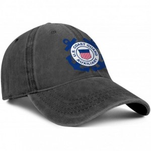 Baseball Caps Unisex Baseball Caps United States Coast Guard Auxiliary Popular Sun Hats - United States Coast-29 - C018WOMUZU...