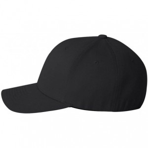 Baseball Caps Flexfit Wooly Baseball Cap- BLACK- Large / X-Large - CA1191ZH1WH $21.06