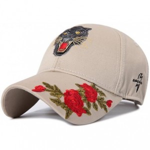 Baseball Caps Women's Cotton Dad Hat Baseball Golf Cap with Adjustable Buckle Closure - B0203_khaki - CF18GEO5XEQ $25.58