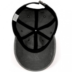 Baseball Caps Dad Hat Cotton Snapback Adjustable Denim Cap for Men Women - Black-57 - CM18ULE0E62 $29.66