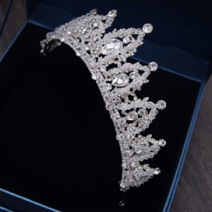 Headbands Handmade Rhinestone Crystal Headbands Accessories - Black - C418WRZO0KW $41.37