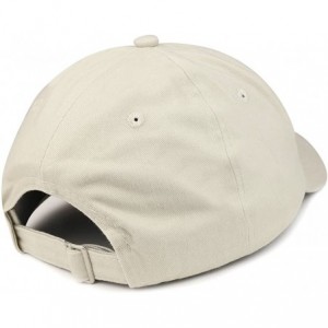 Baseball Caps Turtle Emoticon Embroidered 100% Soft Brushed Cotton Low Profile Cap - Stone - CH1845S6WXR $32.46