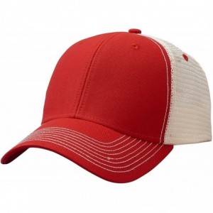 Baseball Caps Unisex-Adult Sideline Cap - Red/White - CC18E3TZY6L $25.73