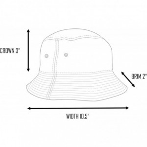 Bucket Hats Summer 100% Cotton Stone Washed Packable Outdoor Activities Fishing Bucket Hat. - Khaki - CA183GSWKQL $22.32