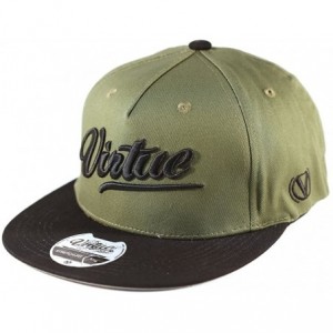 Baseball Caps Fitted Stretch-Fit Hats - Renegade Black / Olive Drab - CS188AL49HN $31.67